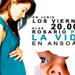 Vigilia por la vida en Ansóain