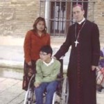 Monseñor Francisco Pérez visitó Villafranca el pasado mes de abril