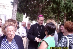 Visita pastoral a la localidad de Arguedas 07/06/2012