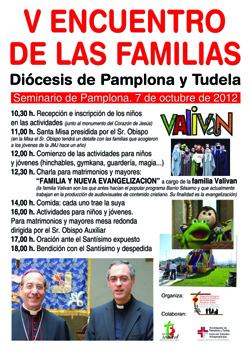V Encuentro de familias en el Seminario de Pamplona