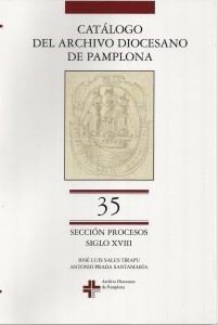 El Archivo Diocesano de Pamplona ha editado un nuevo volumen de su Catálogo