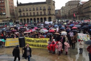 Manifestación pamplona